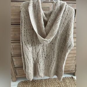 Free people Alpaca blend Cozy Tan Knit Sweater Brand New Never Worn! No tags